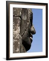 Detail of Carving, Angkor Wat Archaeological Park, Siem Reap, Cambodia, Indochina, Southeast Asia-Julio Etchart-Framed Photographic Print