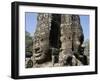 Detail of Carving, Angkor Wat Archaeological Park, Siem Reap, Cambodia, Indochina, Southeast Asia-Julio Etchart-Framed Photographic Print