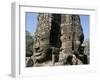 Detail of Carving, Angkor Wat Archaeological Park, Siem Reap, Cambodia, Indochina, Southeast Asia-Julio Etchart-Framed Photographic Print