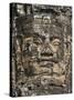 Detail of Carving, Angkor Wat Archaeological Park, Siem Reap, Cambodia, Indochina, Southeast Asia-Julio Etchart-Stretched Canvas