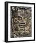 Detail of Carving, Angkor Wat Archaeological Park, Siem Reap, Cambodia, Indochina, Southeast Asia-Julio Etchart-Framed Photographic Print