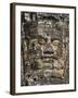 Detail of Carving, Angkor Wat Archaeological Park, Siem Reap, Cambodia, Indochina, Southeast Asia-Julio Etchart-Framed Photographic Print