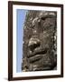 Detail of Carving, Angkor Wat Archaeological Park, Siem Reap, Cambodia, Indochina, Southeast Asia-Julio Etchart-Framed Photographic Print