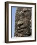 Detail of Carving, Angkor Wat Archaeological Park, Siem Reap, Cambodia, Indochina, Southeast Asia-Julio Etchart-Framed Photographic Print