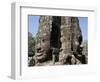 Detail of Carving, Angkor Wat Archaeological Park, Siem Reap, Cambodia, Indochina, Southeast Asia-Julio Etchart-Framed Photographic Print