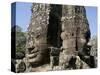 Detail of Carving, Angkor Wat Archaeological Park, Siem Reap, Cambodia, Indochina, Southeast Asia-Julio Etchart-Stretched Canvas