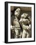 Detail of Carving of a Couple on the Parsvanatha Temple, Khajuraho, India-Adam Woolfitt-Framed Photographic Print