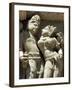 Detail of Carving of a Couple on the Parsvanatha Temple, Khajuraho, India-Adam Woolfitt-Framed Photographic Print