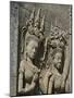 Detail of Carvings, Angkor Wat Archaeological Park, Siem Reap, Cambodia, Indochina, Southeast Asia-Julio Etchart-Mounted Photographic Print