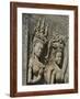 Detail of Carvings, Angkor Wat Archaeological Park, Siem Reap, Cambodia, Indochina, Southeast Asia-Julio Etchart-Framed Photographic Print