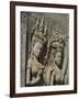 Detail of Carvings, Angkor Wat Archaeological Park, Siem Reap, Cambodia, Indochina, Southeast Asia-Julio Etchart-Framed Photographic Print