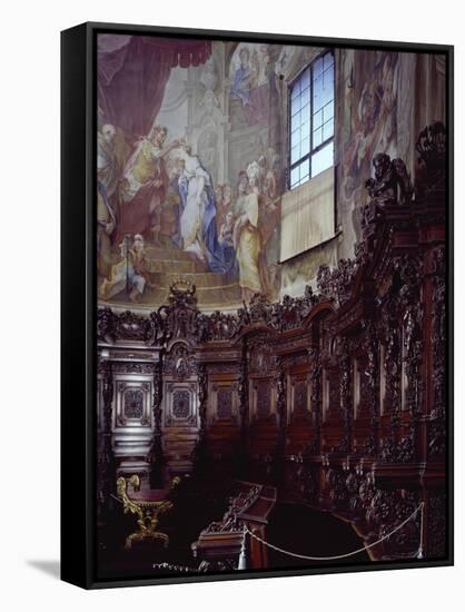 Detail of Chancel of Sanctuary of Incoronata, Lodi-Giovanni Di Domenico Battagio-Framed Stretched Canvas