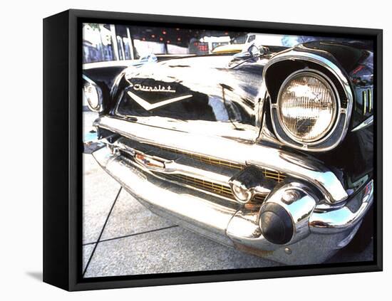 Detail of Classic Car, 57 Chevy-Bill Bachmann-Framed Stretched Canvas