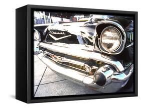 Detail of Classic Car, 57 Chevy-Bill Bachmann-Framed Stretched Canvas