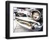 Detail of Classic Car, 57 Chevy-Bill Bachmann-Framed Premium Photographic Print