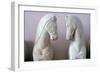 Detail of Classical Greek Marble Horses-Chris Hellier-Framed Photographic Print