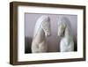 Detail of Classical Greek Marble Horses-Chris Hellier-Framed Photographic Print