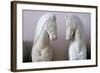 Detail of Classical Greek Marble Horses-Chris Hellier-Framed Photographic Print