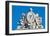 Detail of Coat of Arms on Four Courts-null-Framed Giclee Print