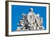 Detail of Coat of Arms on Four Courts-null-Framed Giclee Print