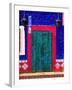 Detail of Colorful Wooden Door and Step, Cabo San Lucas, Mexico-Nancy & Steve Ross-Framed Photographic Print