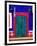 Detail of Colorful Wooden Door and Step, Cabo San Lucas, Mexico-Nancy & Steve Ross-Framed Photographic Print