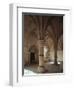 Detail of Columns and Cross Vaults, Interior of Abbey of Santa Maria De La Matina-null-Framed Giclee Print