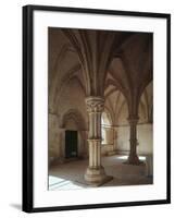 Detail of Columns and Cross Vaults, Interior of Abbey of Santa Maria De La Matina-null-Framed Giclee Print