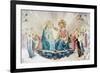 Detail of Coronation of the Virgin, c.1433-1445-Fra Angelico-Framed Giclee Print