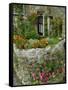 Detail of Cottage and Garden, Yorkshire, England, United Kingdom, Europe-Woolfitt Adam-Framed Stretched Canvas