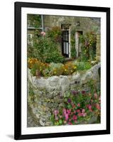 Detail of Cottage and Garden, Yorkshire, England, United Kingdom, Europe-Woolfitt Adam-Framed Photographic Print