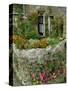 Detail of Cottage and Garden, Yorkshire, England, United Kingdom, Europe-Woolfitt Adam-Stretched Canvas