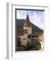 Detail of Courtyard and Turret, Bran Castle (Dracula's Castle), Bran, Saxon Land, Transylvania-Gavin Hellier-Framed Photographic Print