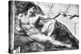 Detail of Creation of Adam by Michelangelo-Bettmann-Stretched Canvas