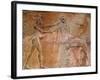 Detail of Cycladic Terracotta Relief of Perseus Killing Medusa-null-Framed Photographic Print