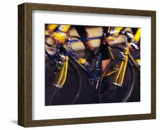 Detail of Cyclist Competing in Road Race-Paul Sutton-Framed Photographic Print