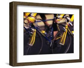 Detail of Cyclist Competing in Road Race-Paul Sutton-Framed Photographic Print