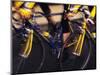 Detail of Cyclist Competing in Road Race-Paul Sutton-Mounted Photographic Print