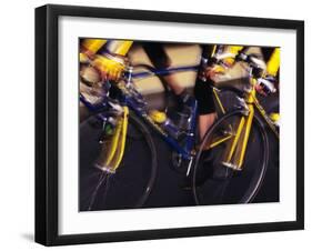 Detail of Cyclist Competing in Road Race-Paul Sutton-Framed Photographic Print