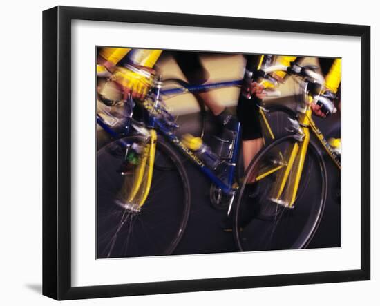 Detail of Cyclist Competing in Road Race-Paul Sutton-Framed Photographic Print