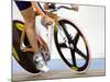 Detail of Cyclist Racing on the Velodrome Track, Athens, Greece-Paul Sutton-Mounted Photographic Print