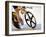 Detail of Cyclist Racing on the Velodrome Track, Athens, Greece-Paul Sutton-Framed Photographic Print