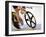 Detail of Cyclist Racing on the Velodrome Track, Athens, Greece-Paul Sutton-Framed Photographic Print