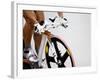 Detail of Cyclist Racing on the Velodrome Track, Athens, Greece-Paul Sutton-Framed Photographic Print