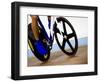 Detail of Cyclist Racing on the Velodrome Track, Athens, Greece-Paul Sutton-Framed Photographic Print