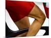 Detail of Cyclist Racing on the Velodrome Track, Athens, Greece-Paul Sutton-Mounted Photographic Print