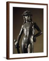 Detail of David by Donatello-null-Framed Photographic Print