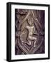 Detail of Decoration of Column, Cloister of Cathedral Dedicated to Santa Maria Nuova-null-Framed Giclee Print