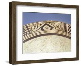 Detail of Decoration on a Terracotta Vase Originating from Columbia-null-Framed Giclee Print