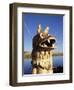 Detail of Decoration on Traditional Reed Boat, Lake Titicaca, Peru-Gavin Hellier-Framed Photographic Print